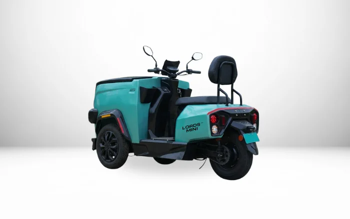 Lords Mini - Aqua Color - Back Diagonal View